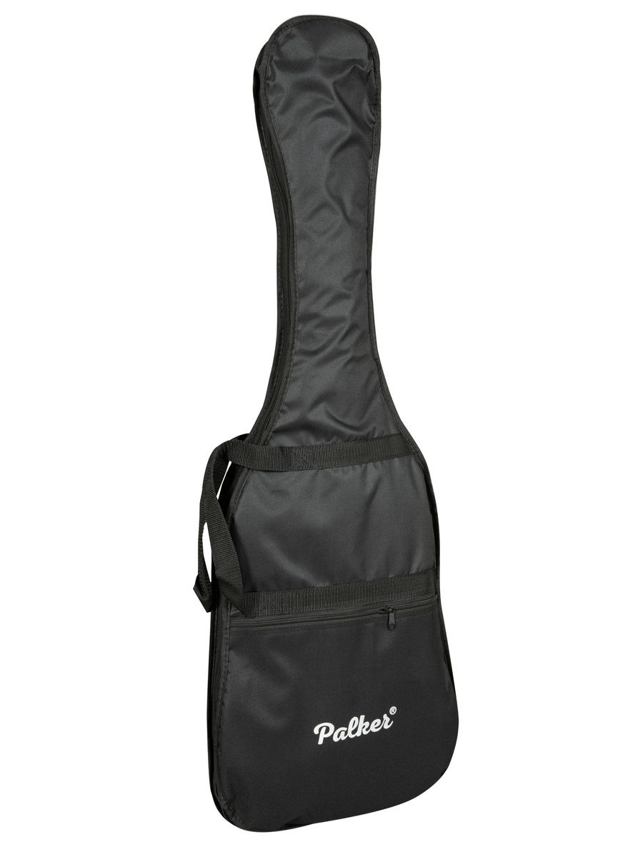 Электрогитара Stratocaster для начинающих Palker Premier белая, с чехлом